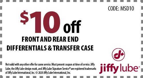 Jiffy lube deals oil change coupon